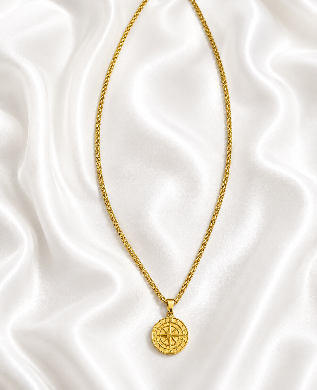 Compass Gold Necklace