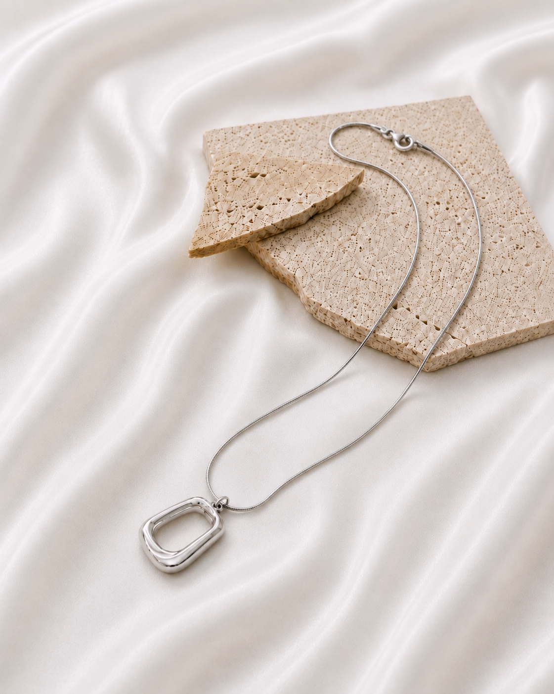 Dione Silver Necklace