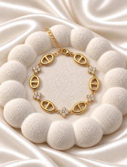 Ember White Bracelet
