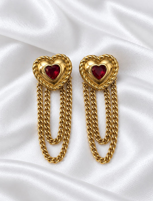 Crimson Earrings