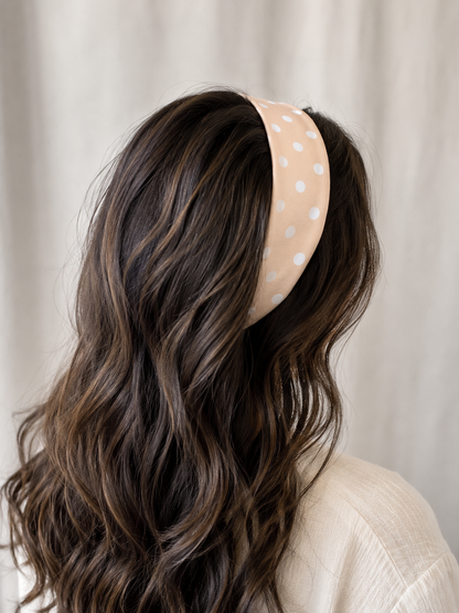Vanilla Dots Headband