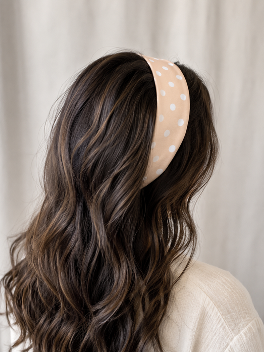 Vanilla Dots Headband