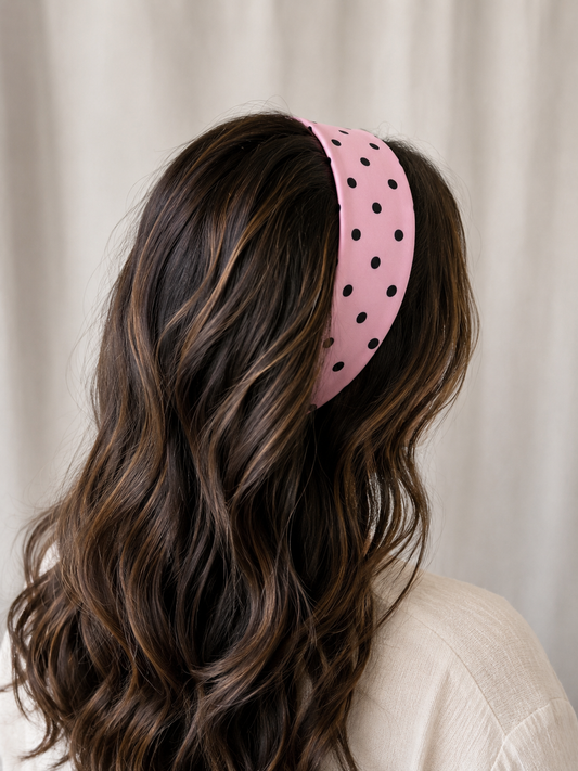 Pink Dots Headband