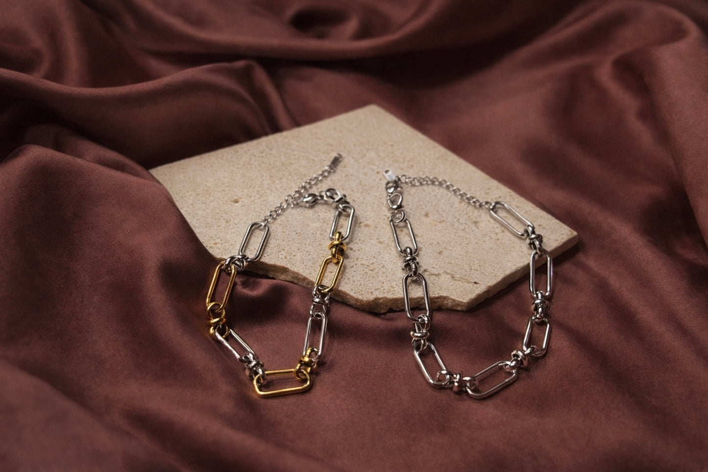 Polymnia Two Tone Bracelet