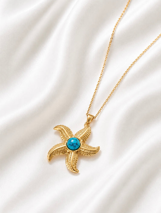 Turquoise Star Necklace