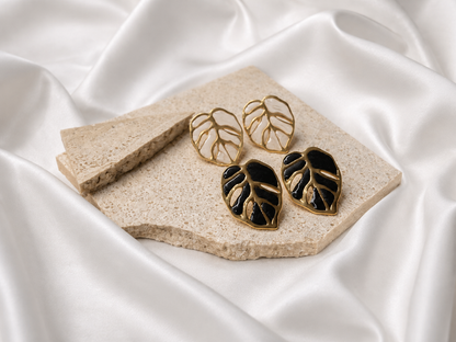 Iris Beige Earrings