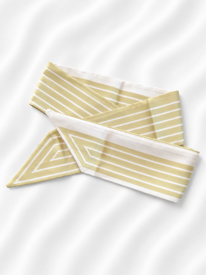 Lemon Lines Twilly Scarf