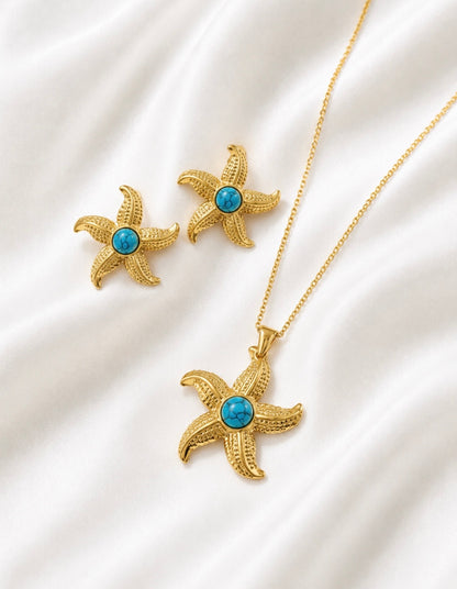 Turquoise Star Necklace