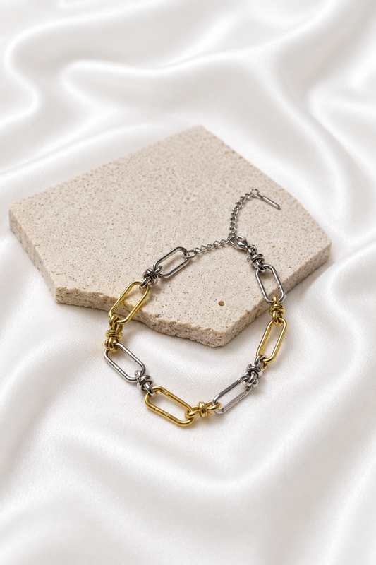 Polymnia Two Tone Bracelet